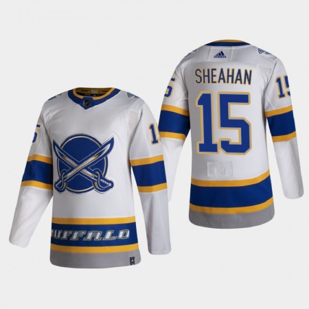 Buffalo Sabres Riley Sheahan 15 2020-21 Reverse Retro Authentic Shirt - Mannen